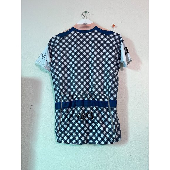 Vie 13 Train Race Womens Cycling Jersey Oktoberfest Dirndl Style XL Coolmax New - Picture 3 of 8